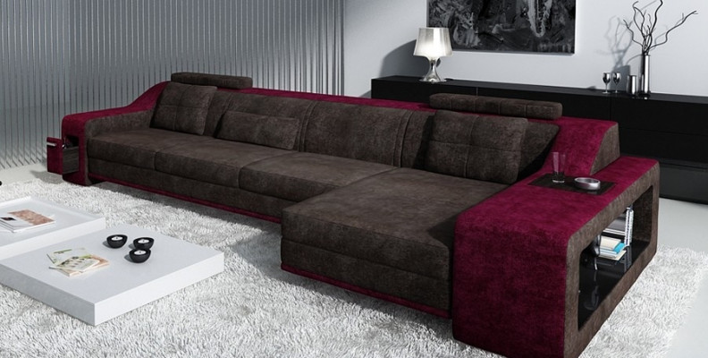 Add exclusive living comfort to your home with our luxury L sofa