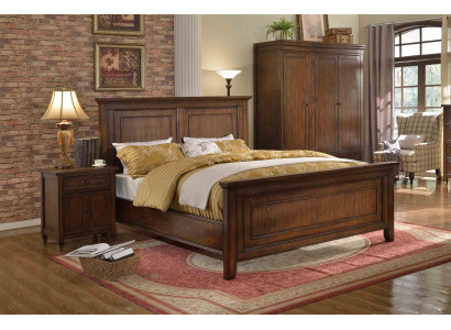 Designer Bedroom Furniture 5-piece Complete Set Bed Bedside table Wardrobe new