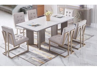 Complete e Suite Dining room Suite 6x Armchair Chairs Groups