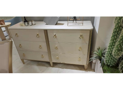 Chest of drawers 160 cm Chest of drawers Bedroom Furniture Wood Legs Multifunction ale Modern