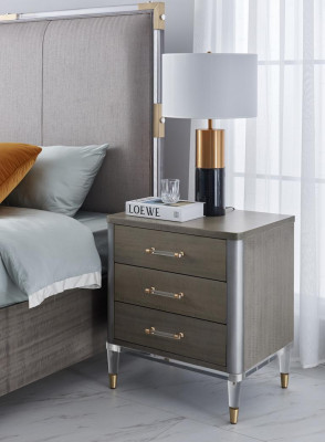 Luxury Furniture Bedroom Bedside table Consoles Side Tables Wood Hotel