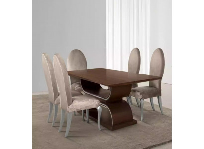 Dining set luxury dining table 4x chairs dining set table complete set 5 pieces