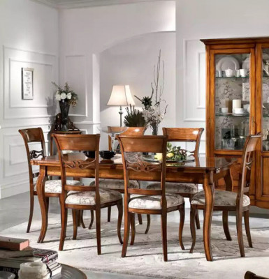 Dining table 6x Chairs Dining room Set Dining set Table 7tlg Suite new