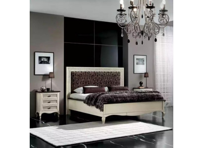 Design Bedroom 3 pcs. Bed 2x Bedside table Luxury Beds Set Furniture new