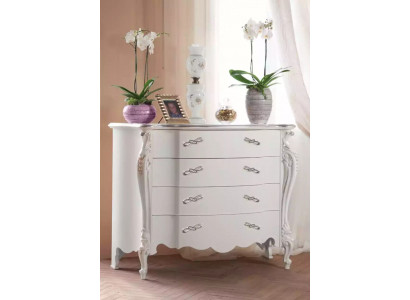 Chests of drawers White Bedroom design classic luxury Wood Chest of drawers Sideboard