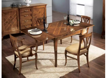 Dining table Group 4x Chairs Dining set Chair Set Table 5pcs. Set new