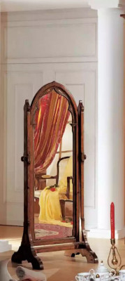 xxl Mirror Wooden Frame Large Wall Mirror Standing Mirror Floor Mirror