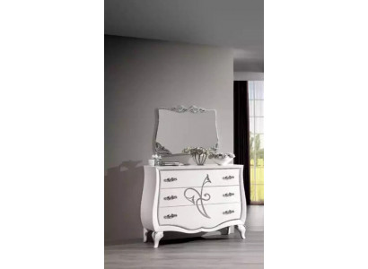 Sideboard Chest of drawers Designer Luxury Cabinets Wood White Chests of drawers Modern new