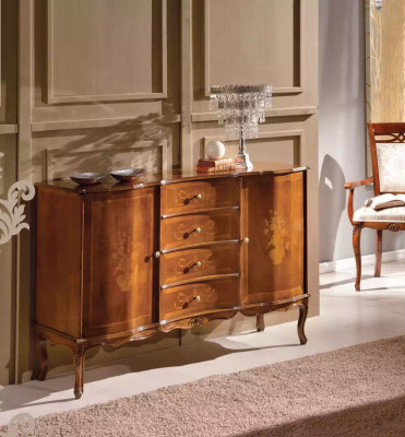 Chest of drawers drawers brown Wood Sideboard Classic Furniture Design Chest of drawers