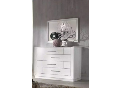 Modern Chest of drawers 2 pcs. Set Style Modern Chest of drawers Mirror Italian Furniture