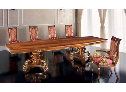 Design Luxury Tables Dining room Italian Furniture Table Brown Dining Tables new