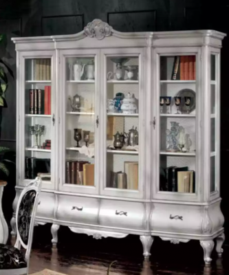 Elegant bookshelf in the study room wardrobe order shelf cabinets