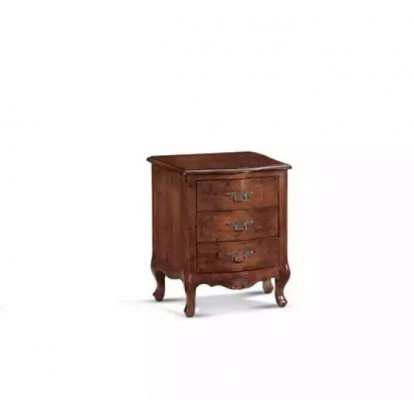 Bedside table Luxury Wood Bedside tables Table Consoles Classic Style Brown