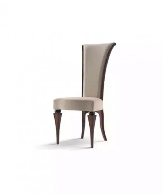 Armchair Gray Luxury Dining room Upholstery Elegant Chairs Classic new