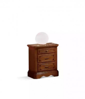 Design Bedside table Table Furniture Brown Wood Bedroom Side table new