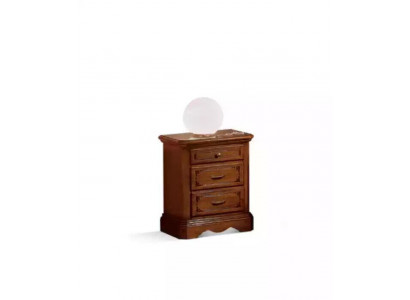 Design Bedside table Table Furniture Brown Wood Bedroom Side table new