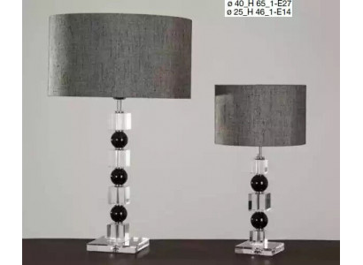 Classic bedside lamp gray table lamp luxurious table lamp