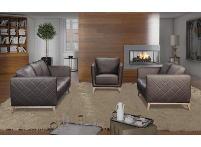 Sofa set Set 3+1 Seater Leather Couches Sofa Upholstery Suite Sofas