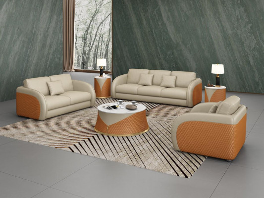 Three Seater Italian Furniture Style Sofa 3 Seater Modern Sofa Leather Sofa