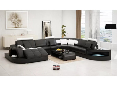 Corner sofa Design Corner sofa Living room Furniture Leather upholstery Couch Sofa Living landscape