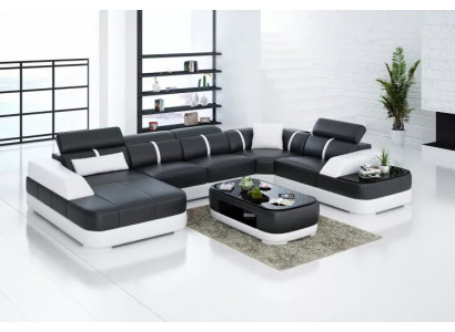 Corner sofa design modern living room corner sofa leather upholstery couch sofa