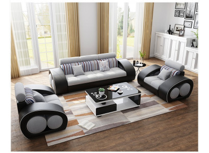 Leather sofa Couch Sofa set Leather 311 Seater Suite Design Modern Sofa USB