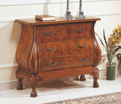 Classic Chest of drawers Wardrobe Wood Cabinets Furniture Consoles Italian Furniture Brown