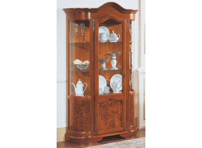 Furniture Glass Cabinet Display Case Wood Showcases Glass Wardrobe Cabinets Shelves Italy