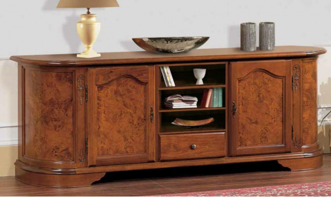 Sideboard with Mirror Sideboard Sideboards Wood Wardrobe Furniture Chests of drawers Brown new