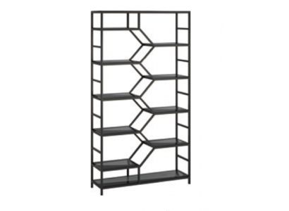 Metal Shelf Partition Designer Luxury Shelves Loft Style Wardrobe Black