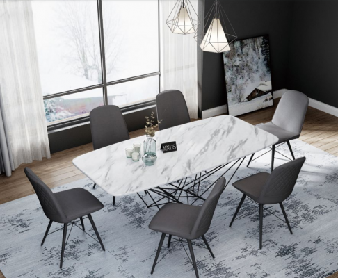 Design Table Dining table Metal Tables Office Conference Dining room Dining area