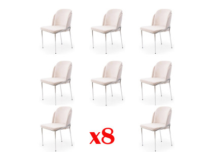 Italian Style Luxury Furniture Chair Set 8X Chairs Dining room Armchair Suite