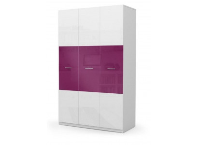 Purple Wardrobe Cabinets Wardrobe Wood High Gloss Clothes cabinets Childrens room