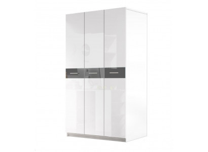 Wardrobe Cabinets Wardrobe High Gloss Clothes cabinets Childrens room Gray new