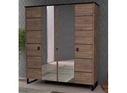 Wardrobe Brown Youth Bedroom Wardrobe Childrens room Design Modern new