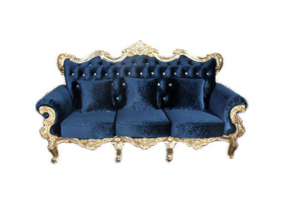 Throne Sofa Royal Upholstery Chesterfield Velvet 3 Seater Antique Style Sofas new