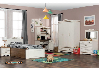 Classic s Childrens room Youth Room Bedroom Set Complete 5-piece. Wood new