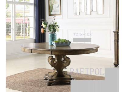 Designer Dining table luxury Dining room Tables Upholstery Wood Table Round Furniture