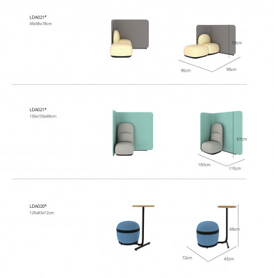 Waiting Room Furniture Seat Suite Hotel Office Law Firm Practice Furnishings Textile new