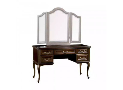 Dressing table with Mirror Luxury Console Chest of drawers Bedroom Baroque Rococo