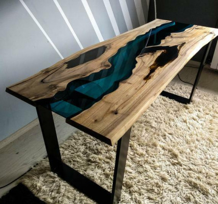 Epoxy resin Consoles Table Designer Tables Luxury Living room Furniture