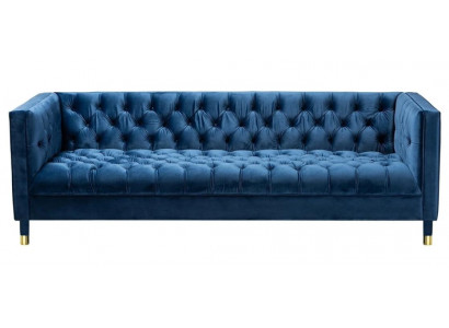 Blue e Chesterfield Textile Modern Design Fabric Creative Furniture new Living room Sofa