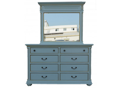 Elegant Style Furniture Bedroom Chest of drawers Wardrobe Classic Sideboard with Mirror