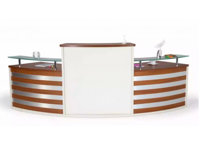 Aesthetic and comfortable reception desk in a classic design