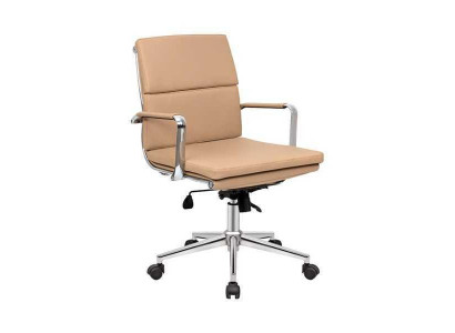 Luxurious swivel chair beige gaming modern single chair office chair office chair