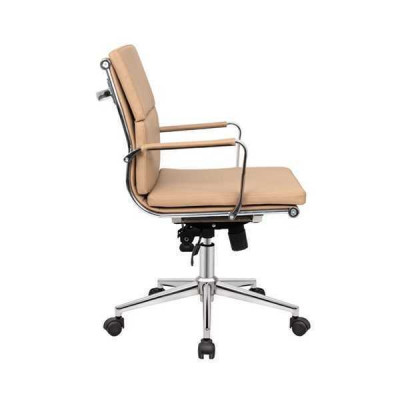 Luxurious swivel chair beige gaming modern single chair office chair office chair