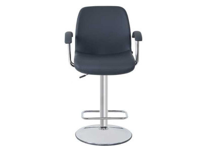 Modern Gray Chair Designer Bar Stool Metal Stylish Luxury Furniture Stool