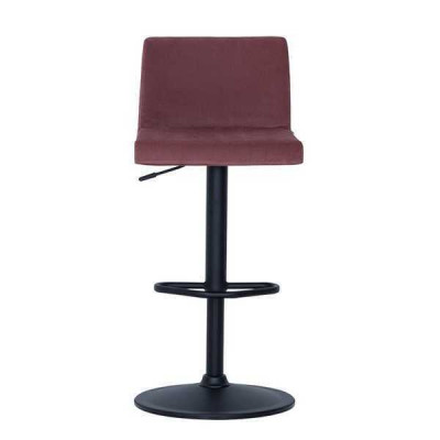 Modern Pink Chair Designer Bar Stool Textile Stylish Luxury Furniture Stool