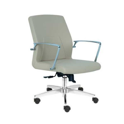 Luxurious imitation leather office chair gaming chair office chair new swivel chair white