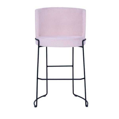 Modern Bar Stool Chair Designer Textile Dining room chair Stool Bar Pink new